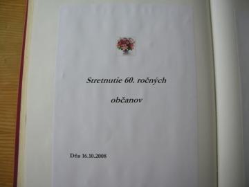Stretnutie 60.ročných občanov Stretnutie 60.ročných občanov