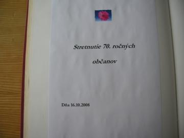 Stretnutie 70.ročných Stretnutie 70.ročných